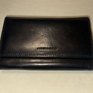 CAVALIERI Women's Genuine Leather Trifold Wallet